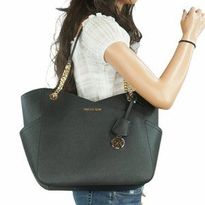 Micheal Kors Jet Set Travel Large X Chained Tote Bag